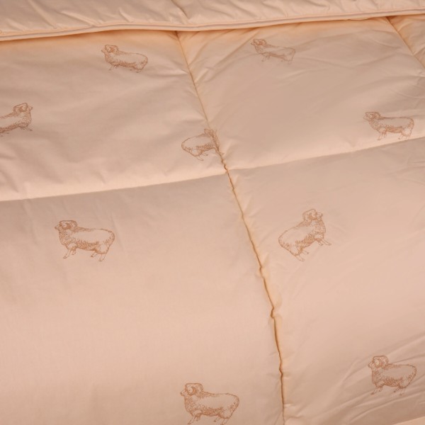 Фото - Набір ковдра євро + 2 подушки MirSon №9562 Gold camel зимова 200х220 Wool + 50х70 (2200010806328)